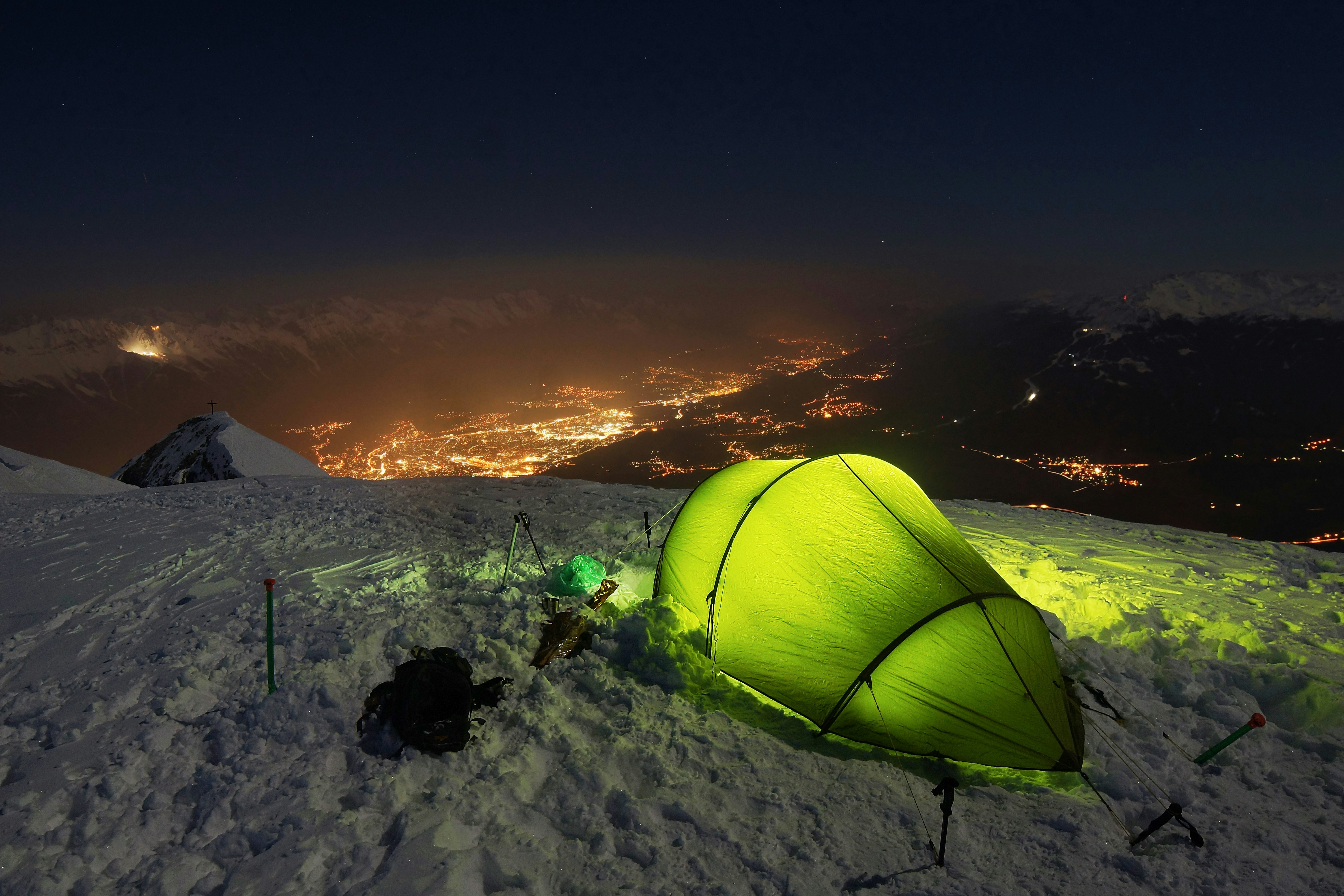 green tent